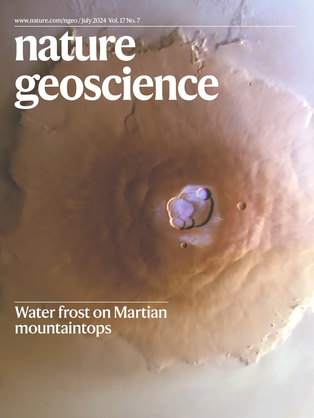Nature Geoscience July 2024 cover