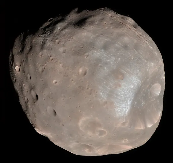 Phobos in colour